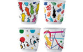 Bialetti Kaffeebecher Arte Set 4 Stück, 6,5x6,5cm, 80 ml