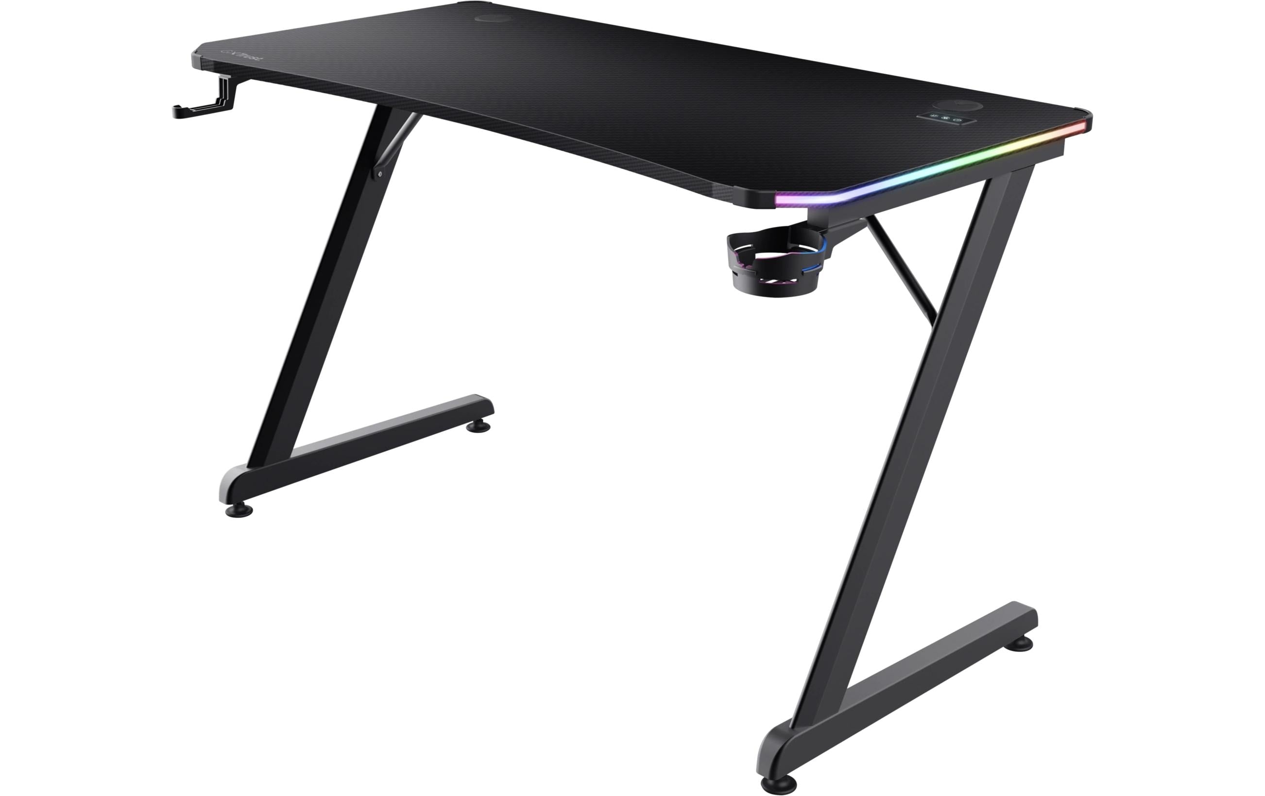 Trust GXT709 Luminus RGB Gaming Tisch schwarz