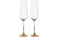 Leonardo Sektgläser Puccini GK/2 Stück 280ml gold
