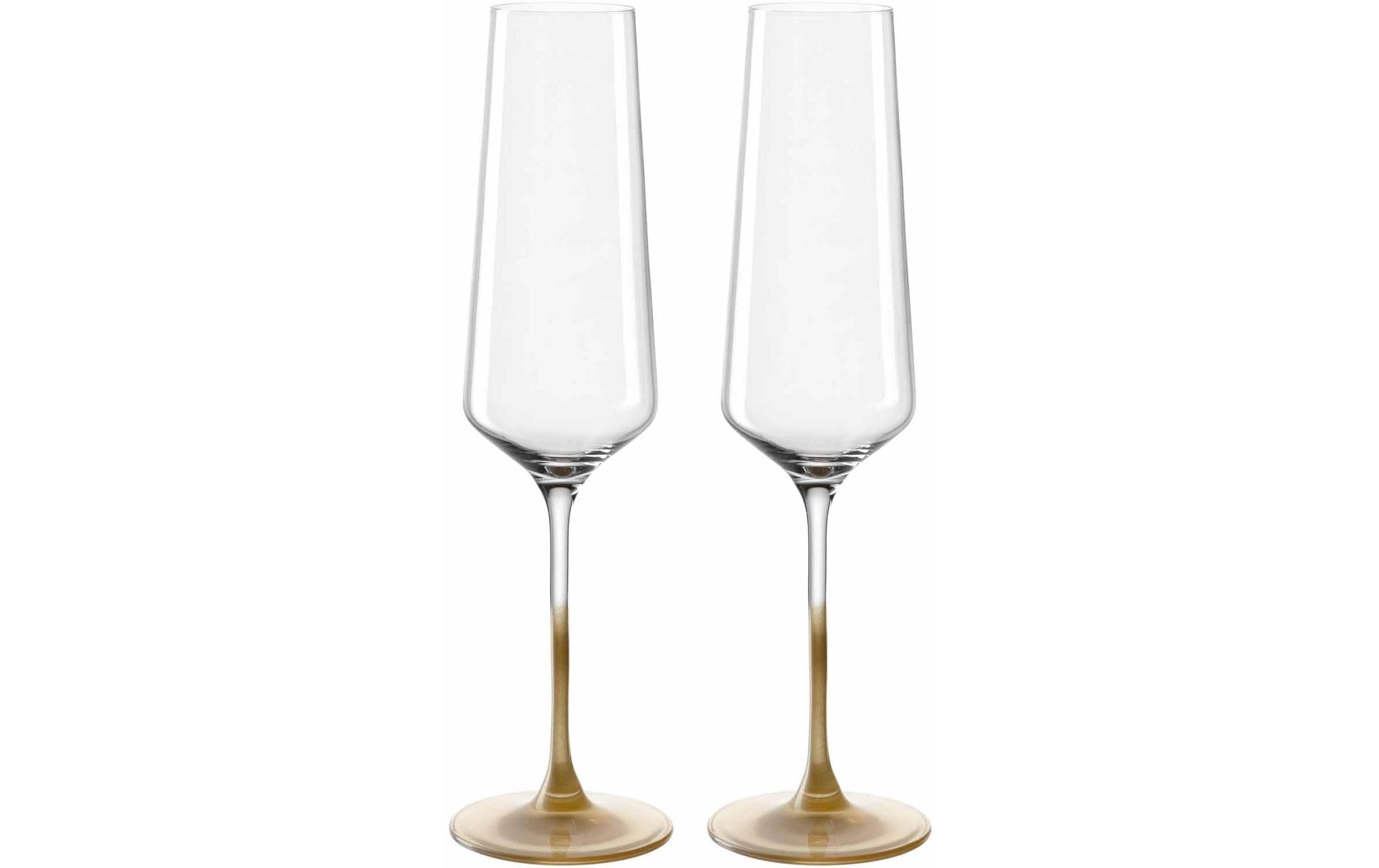 Leonardo Sektgläser Puccini GK/2 Stück 280ml gold