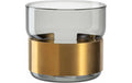 Leonardo Tischlicht Silenzio 9 GK/Tischlicht grau, D:10cm, H:19cm