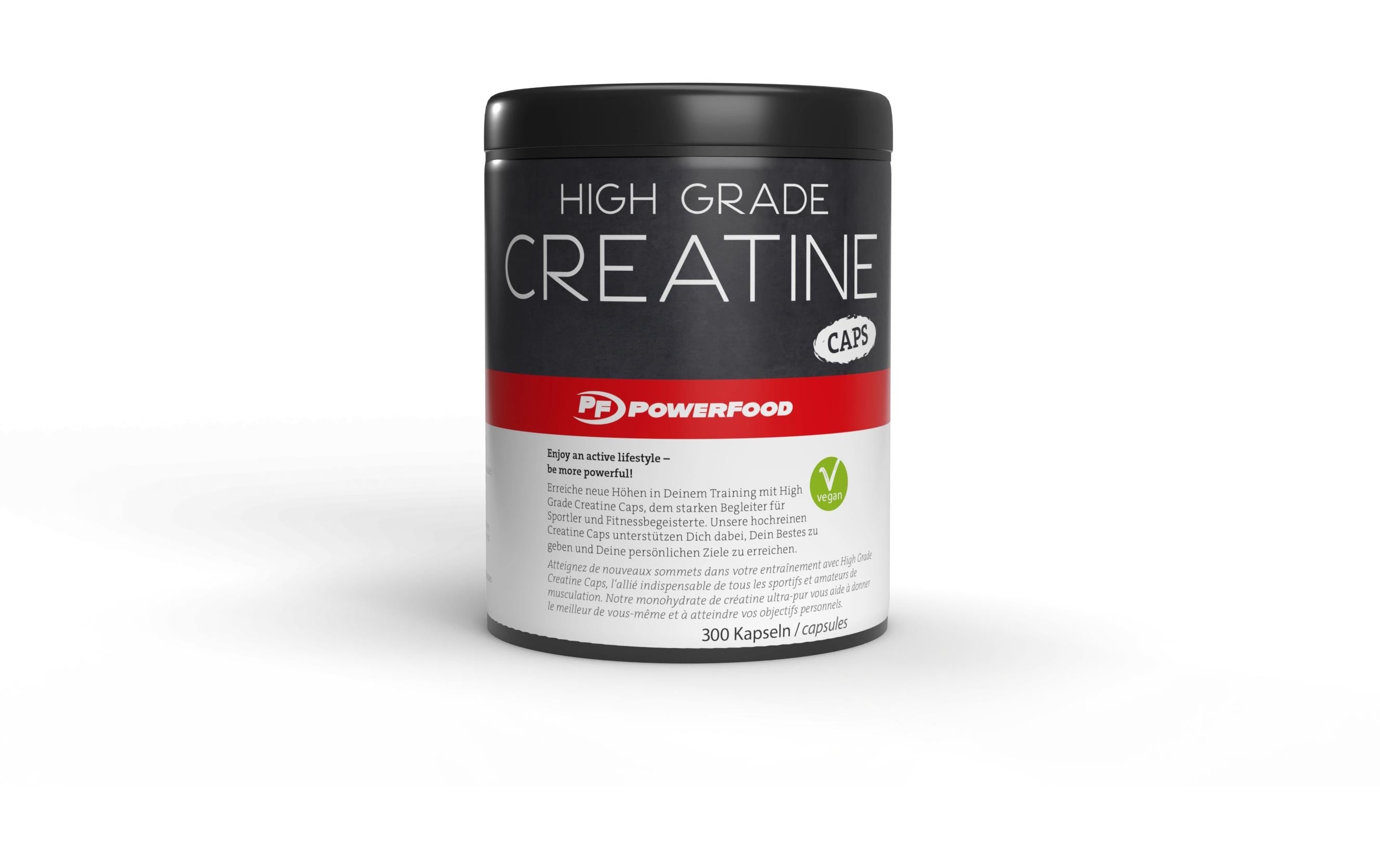 PowerFood High Grade Creatine Caps 450g, Neutral