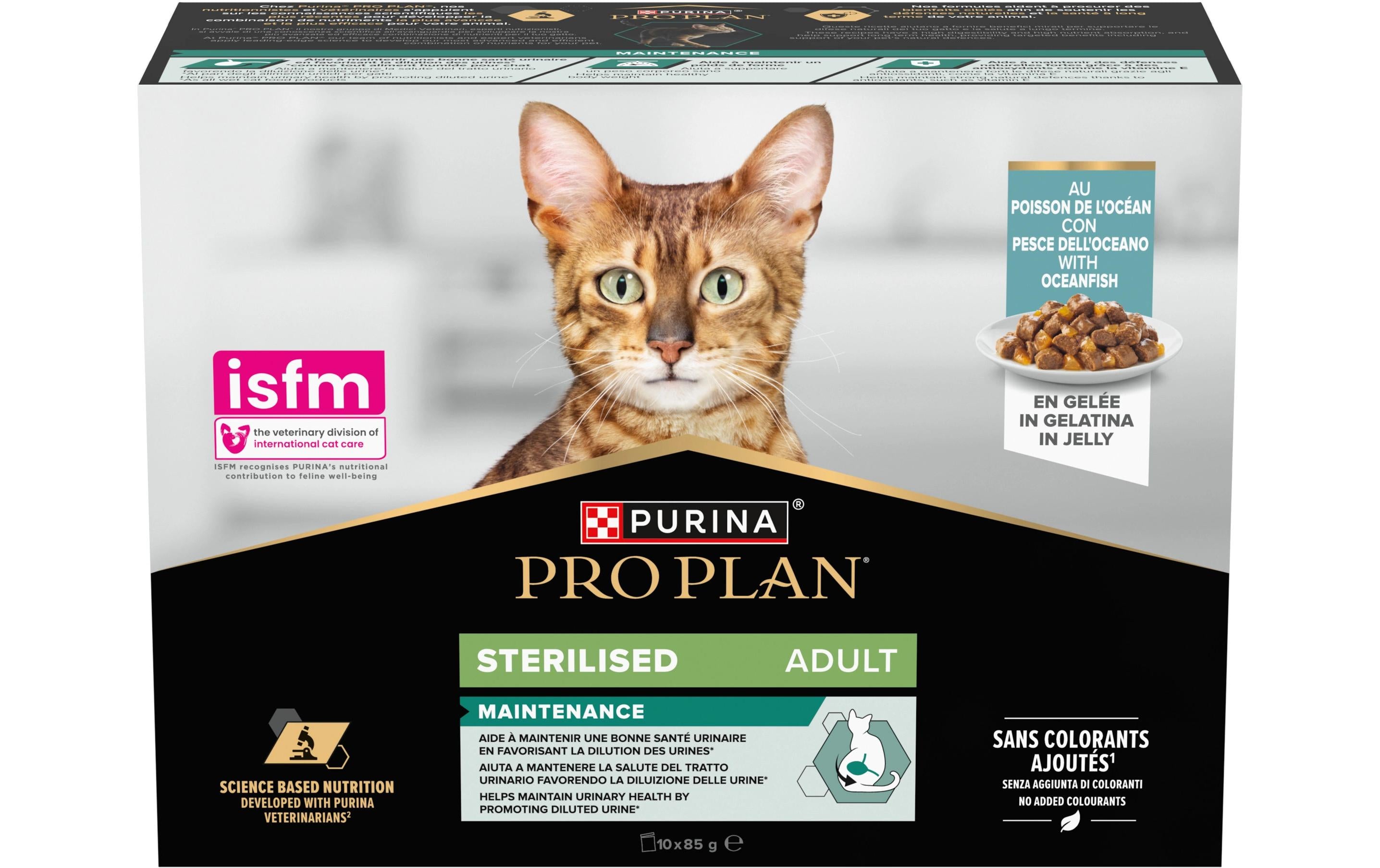 Proplan Nassfutter Adult Steril. Gelée Hochseefisch, 10x85g