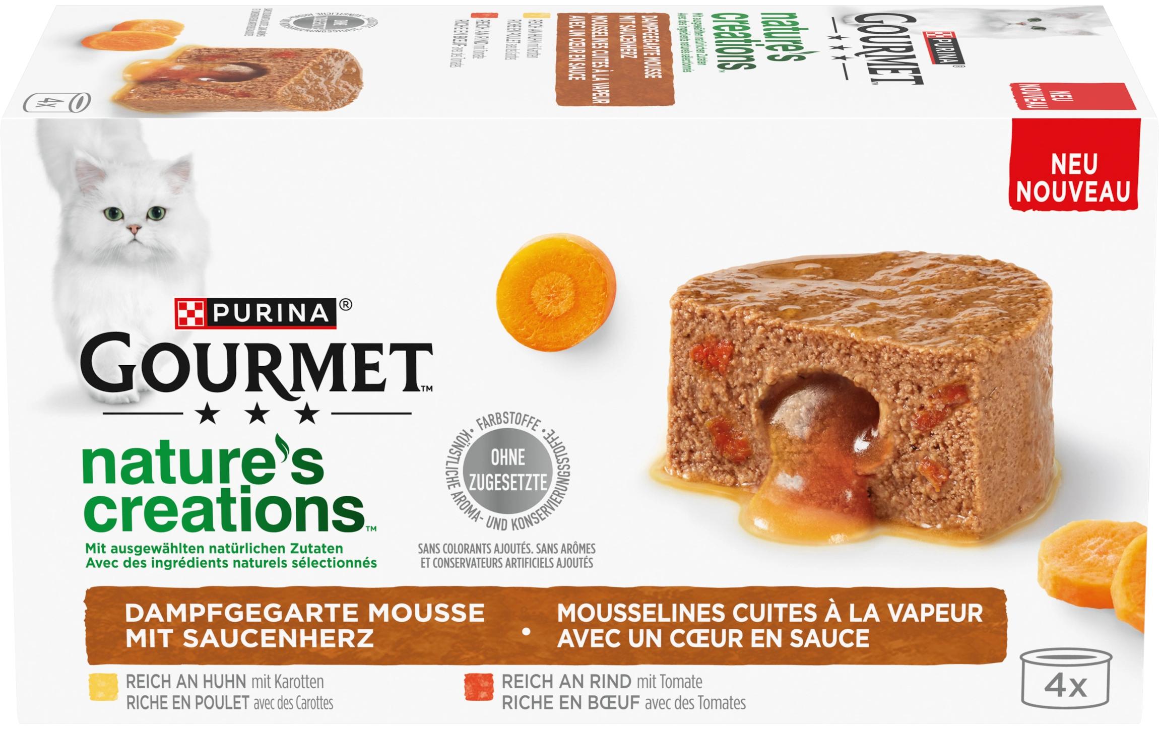 Gourmet Natures Creation Schmelzender Kern Huhn, 4x85g