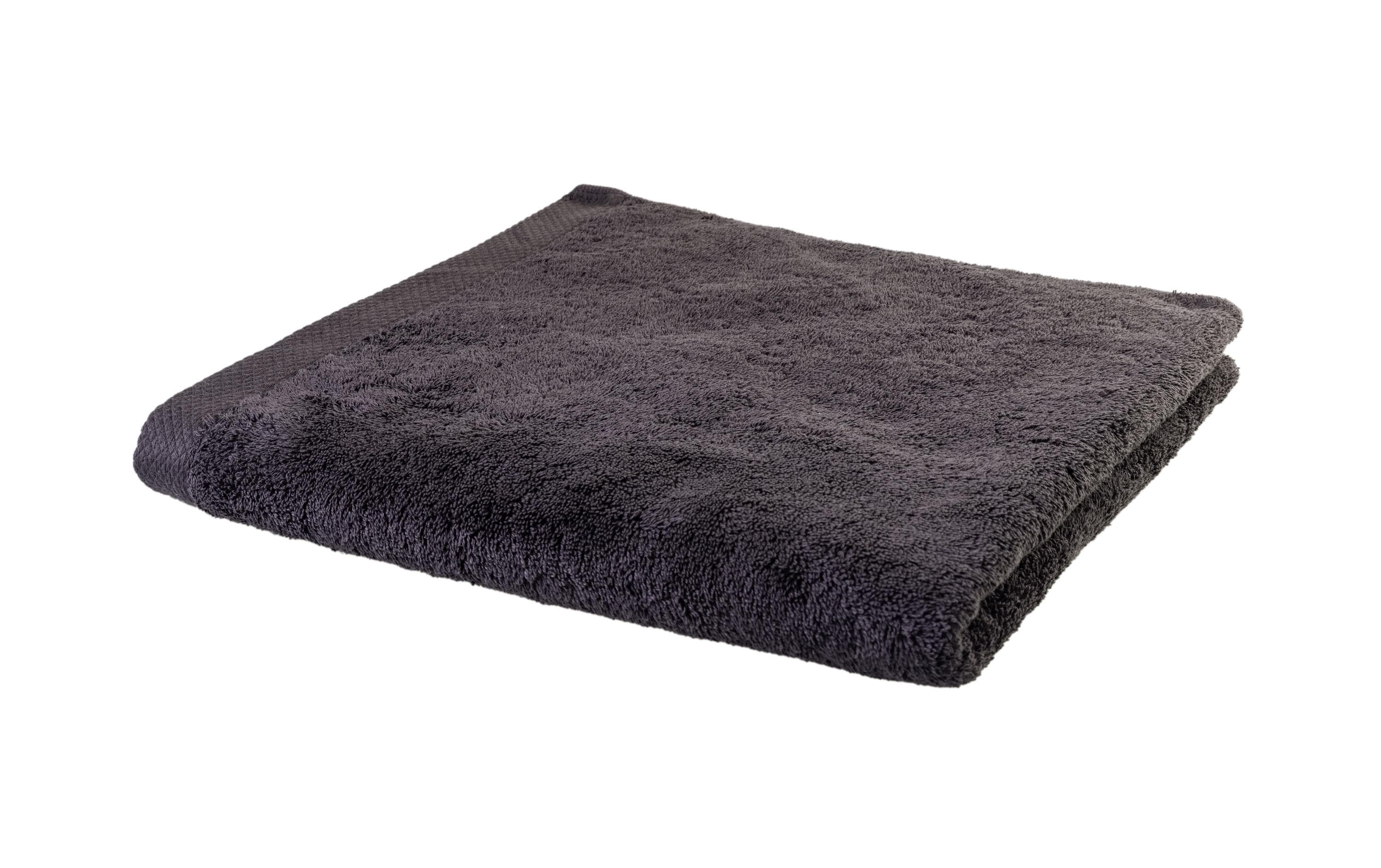 COCON Handtuch 50x100 cm, anthrazit 100% Baumwolle, 550g/m2, made in Portugal