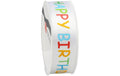 Pattberg Geschenkband Happy Birthday 25 mm x 3 m