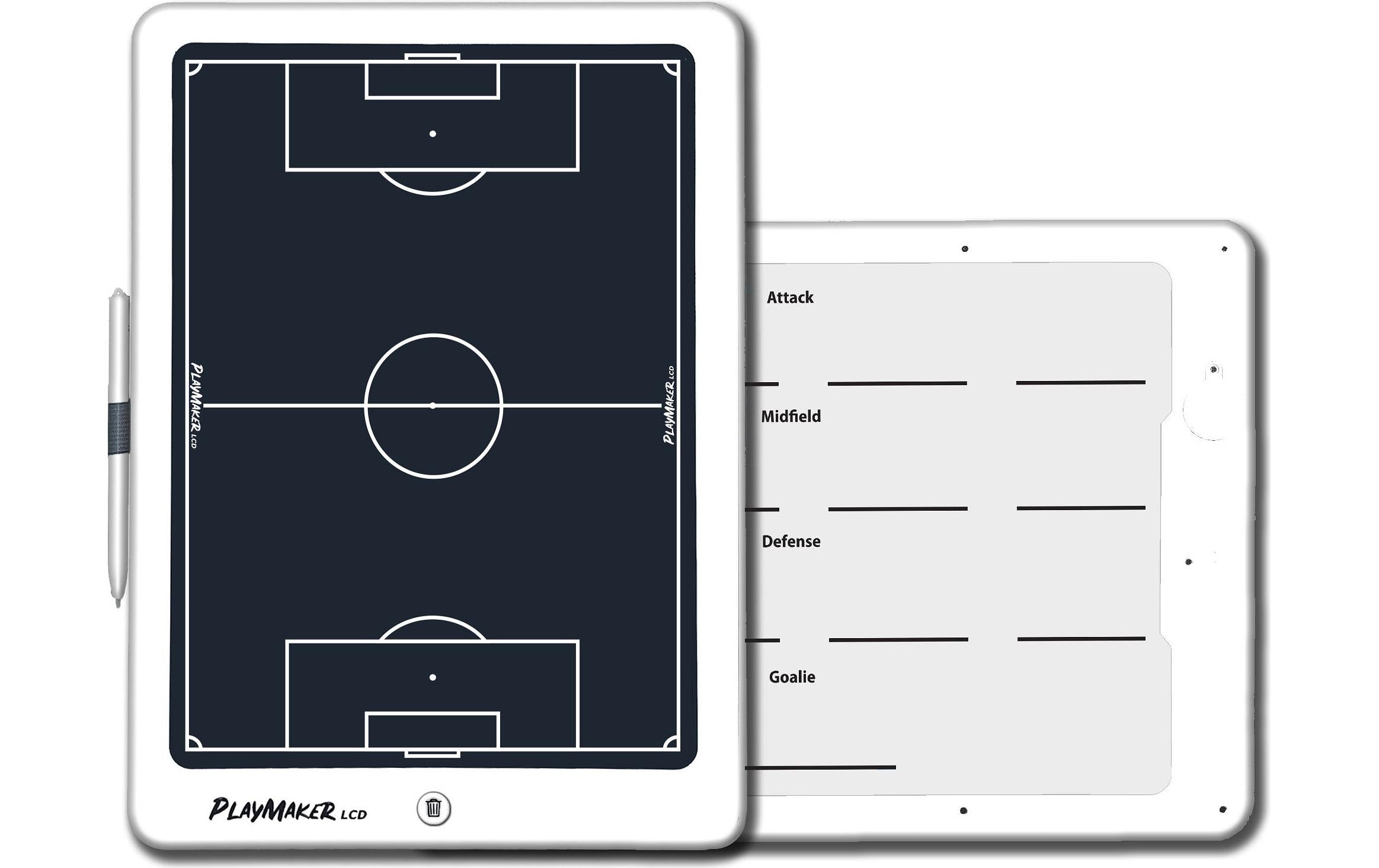 Playmaker LCD Taktiktafel Fussball Weiss