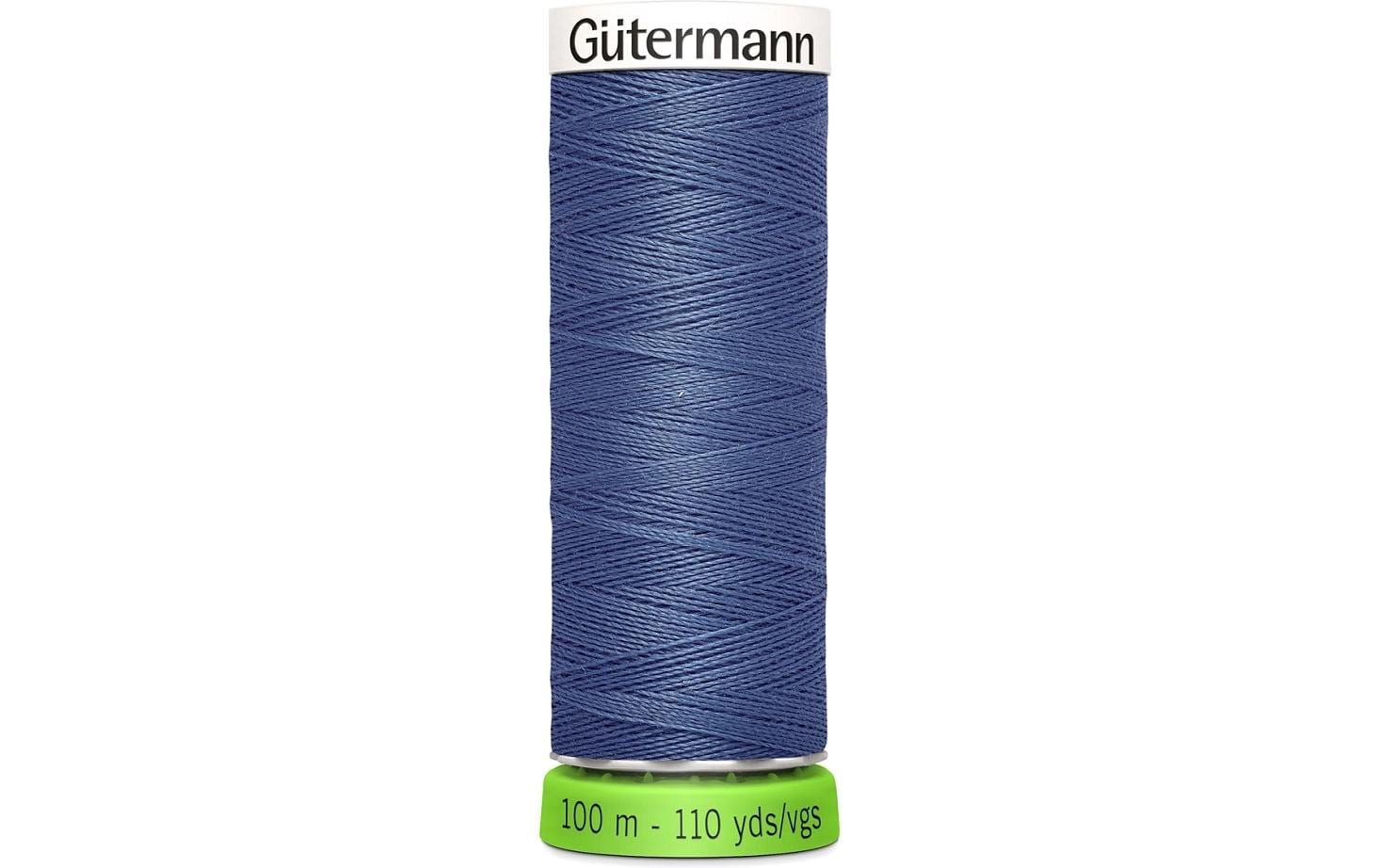 Gütermann Nähfaden rPET, blau Spule 100 m, Nr. 100, 100 % PES recy.