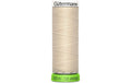Gütermann Nähfaden rPET, beige Spule 100 m, Nr. 100, 100 % PES recy.