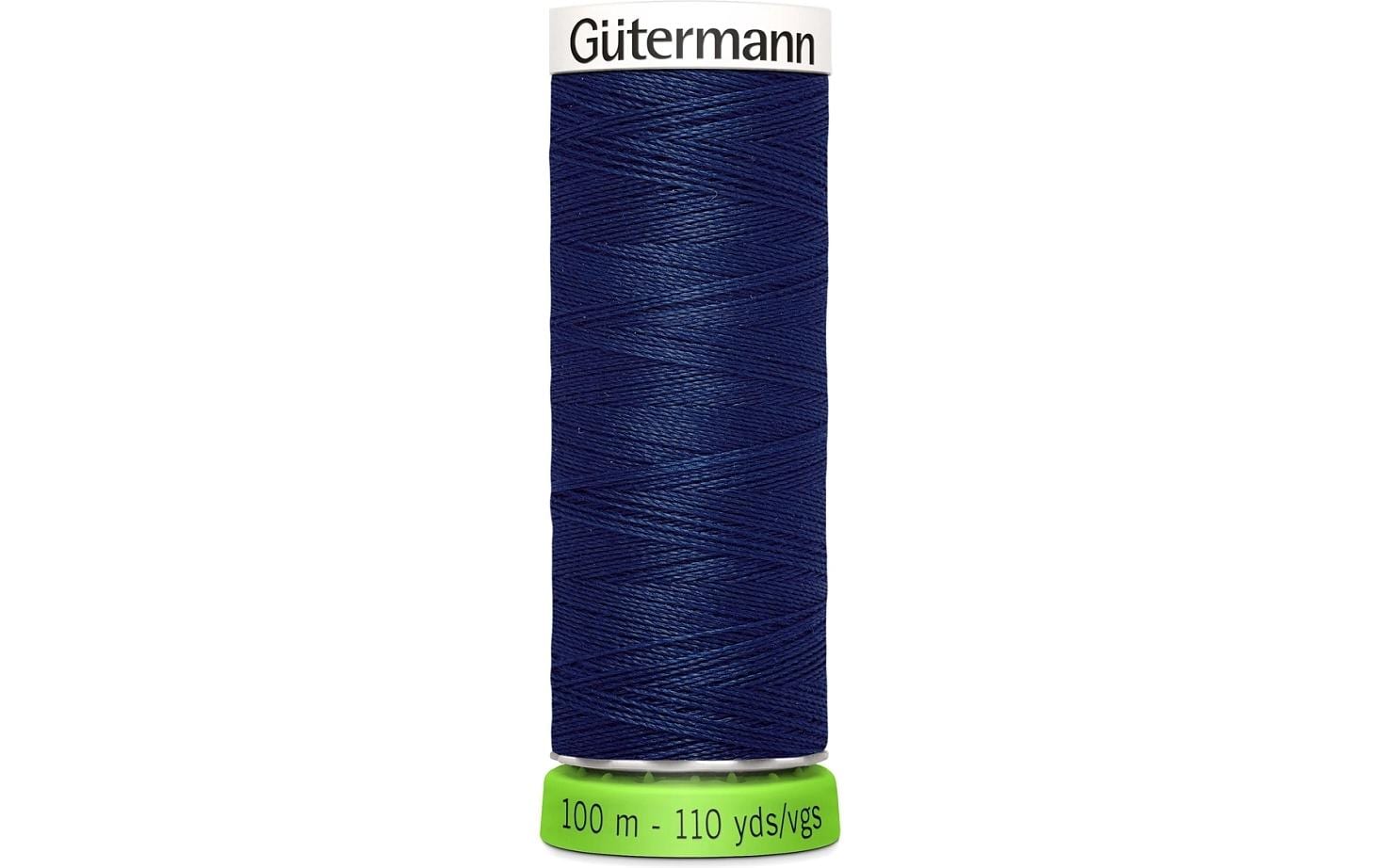 Gütermann Nähfaden rPET, blau Spule 100 m, Nr. 100, 100 % PES recy.
