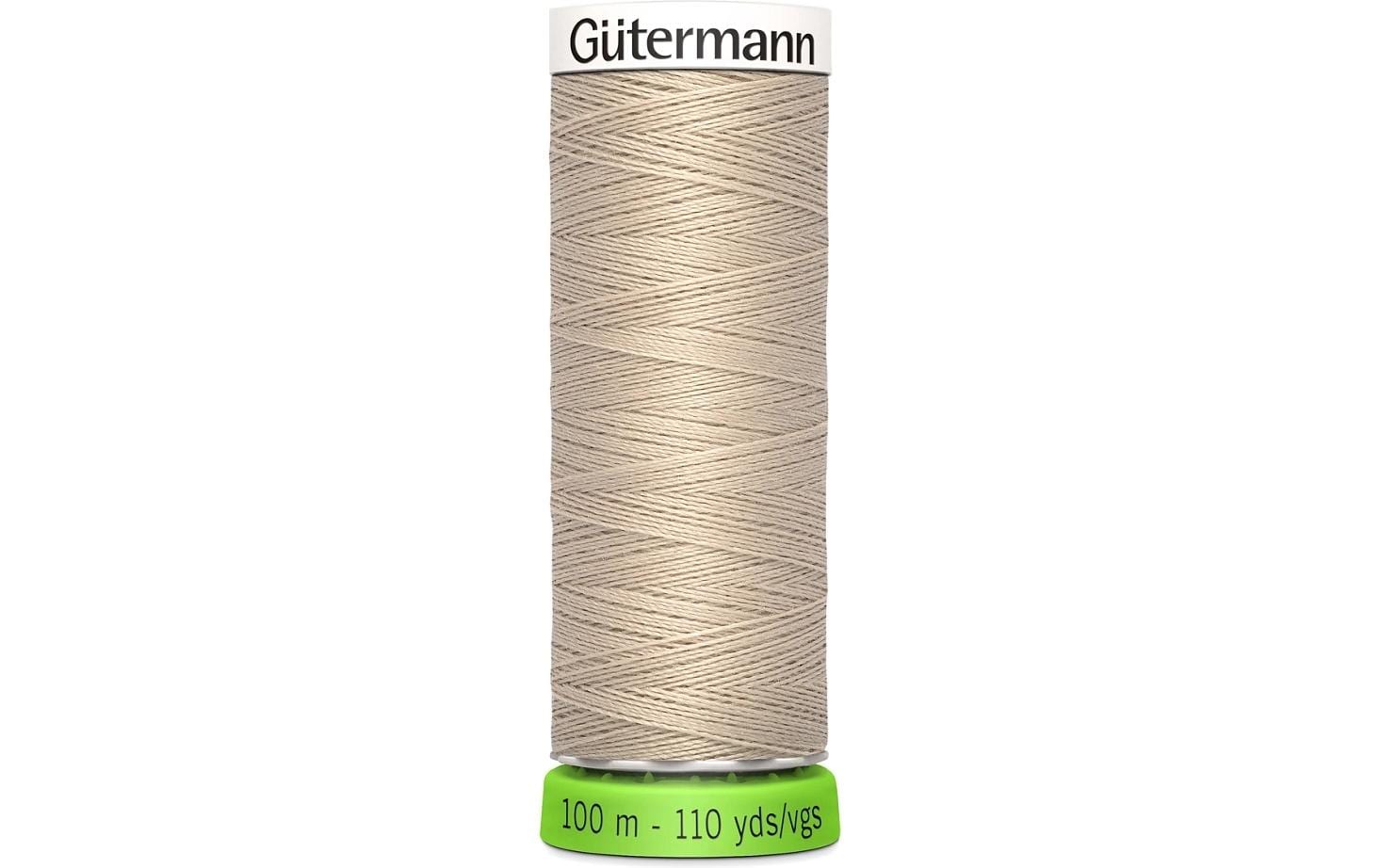 Gütermann Nähfaden rPET, sand Spule 100 m, Nr. 100, 100 % PES recy.