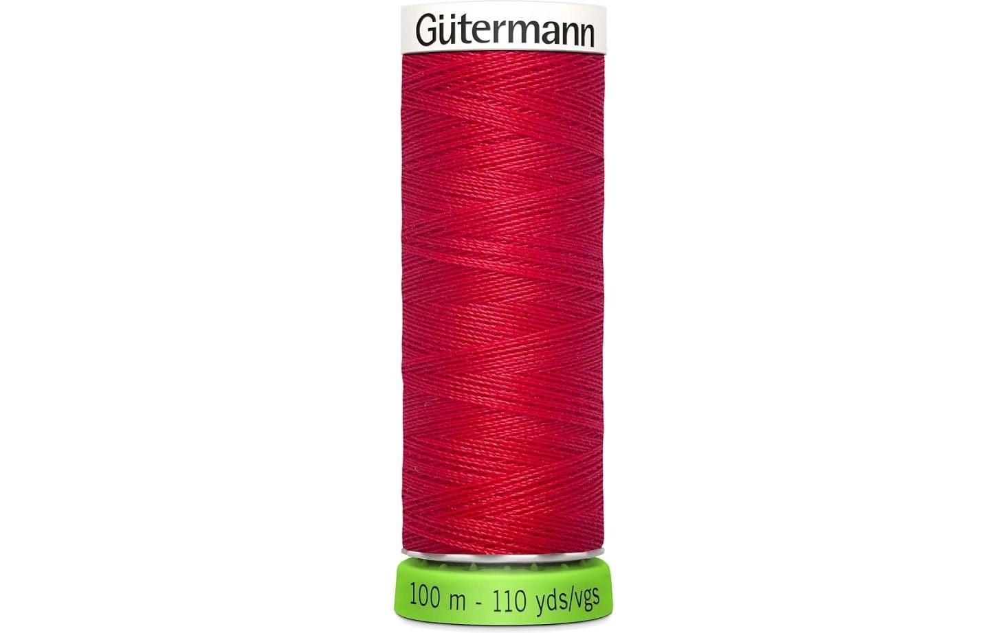 Gütermann Nähfaden rPET, rot Spule 100 m, Nr. 100, 100 % PES recy.