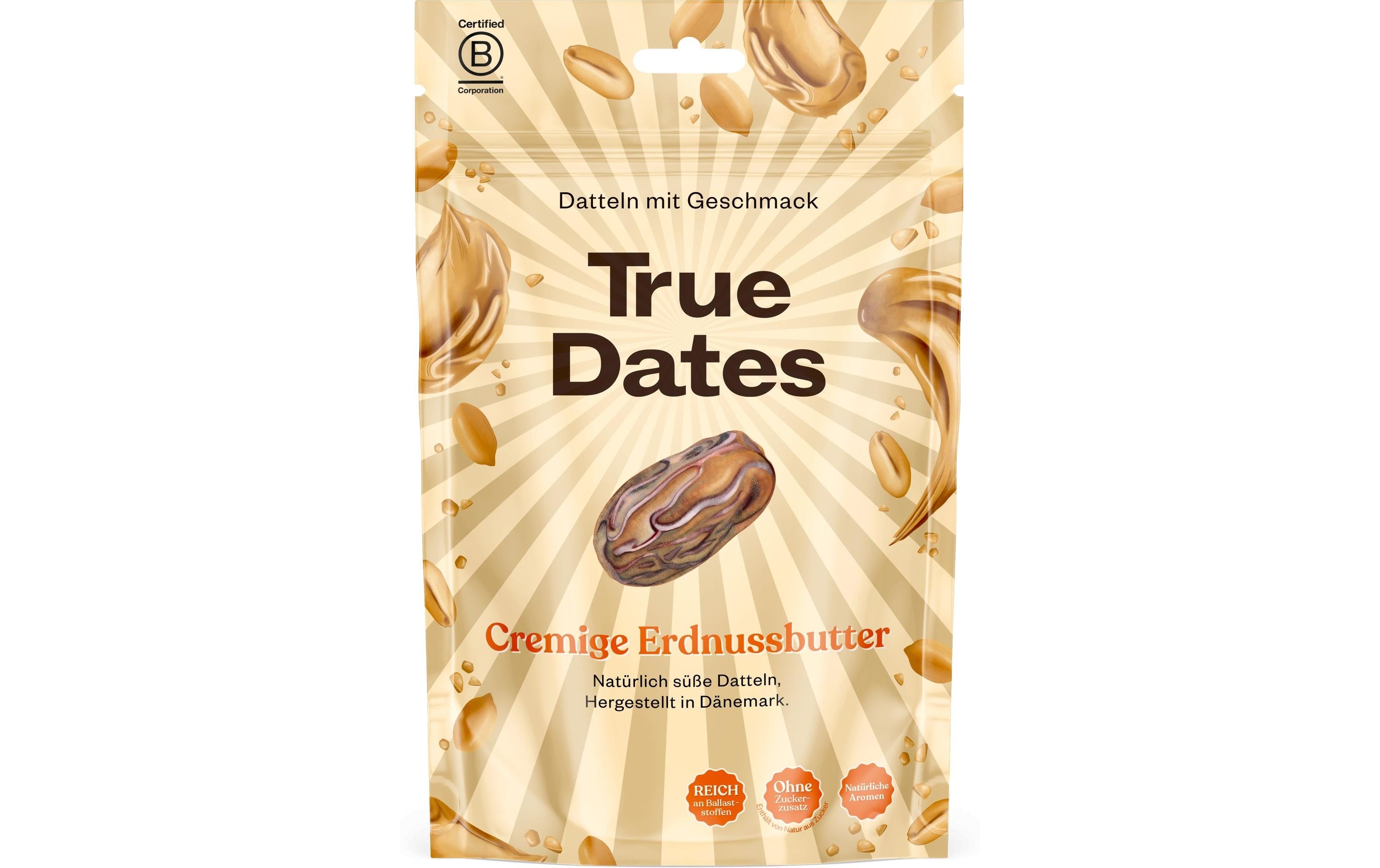 True Dates Cremige Erdnussbutter 100 g