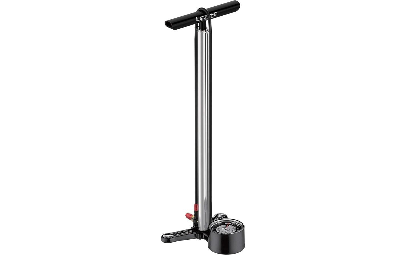 Lezyne Lezyne CNC Floor Drive Silver 15.2 Bar, ABS-1 Pro, 3.5 Gauge