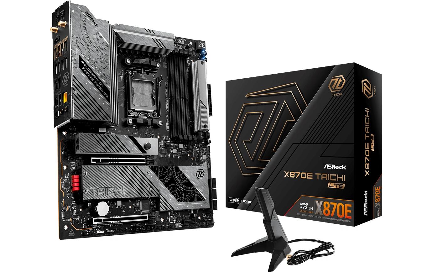 ASRock X870E TAICHI LITE, E-ATX, AM5 AMD X870E, AM5, 4x DDR5, 2x PCe 5.0