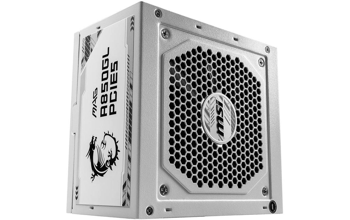 MSI MAG A850GL PCIE5 WHITE 850W Gold 80+ Gold zertifiziert, PCIE5, 850W