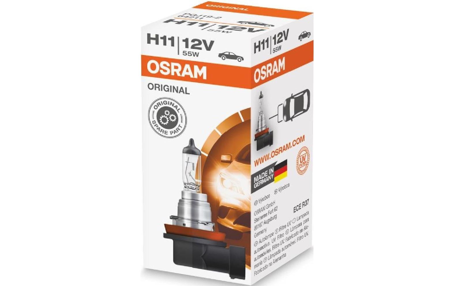 OSRAM  Glühlampe H11 12V 55W PGJ19-2