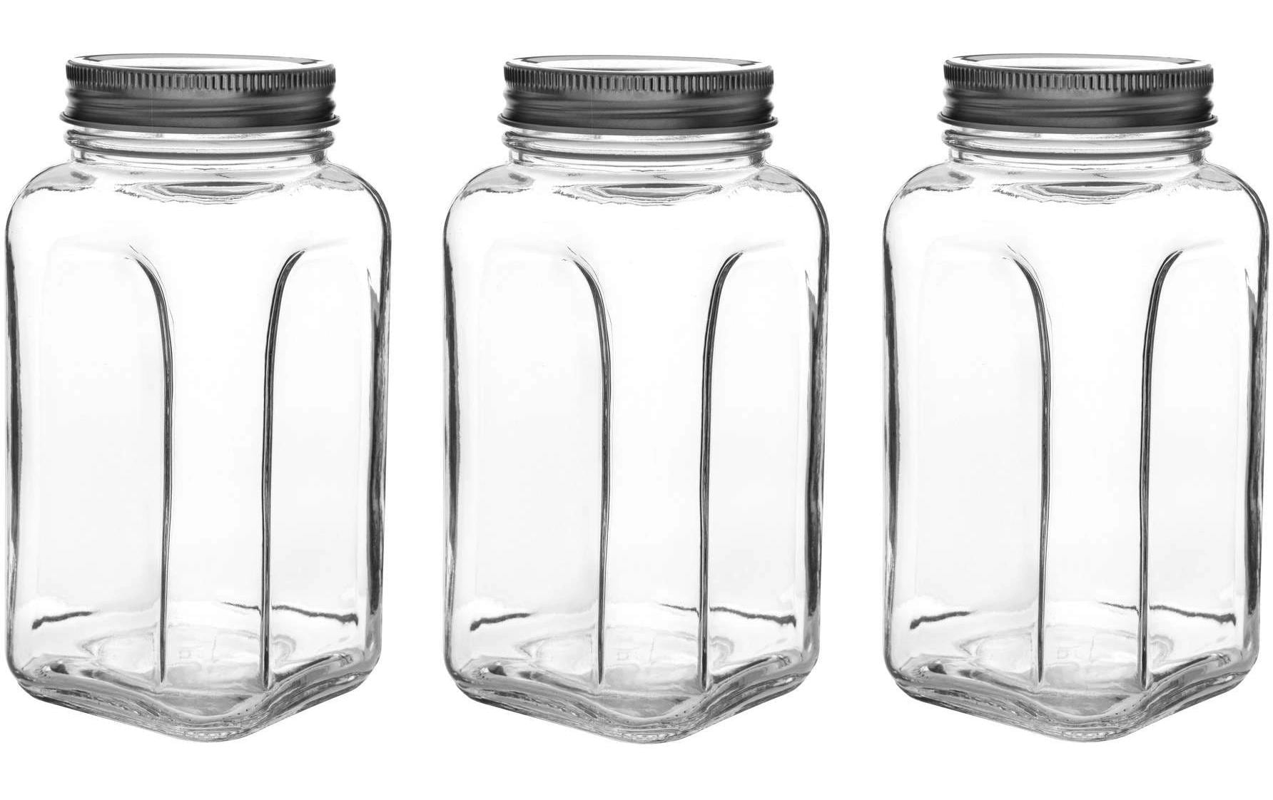 Hermia Vorratsgläser-Set 3 Stück, 820 ml, Glas