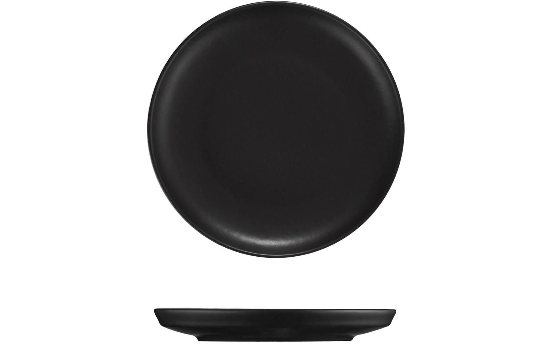 Hermia Geschirr-Set 18-teilig Porzellan, Schwarz