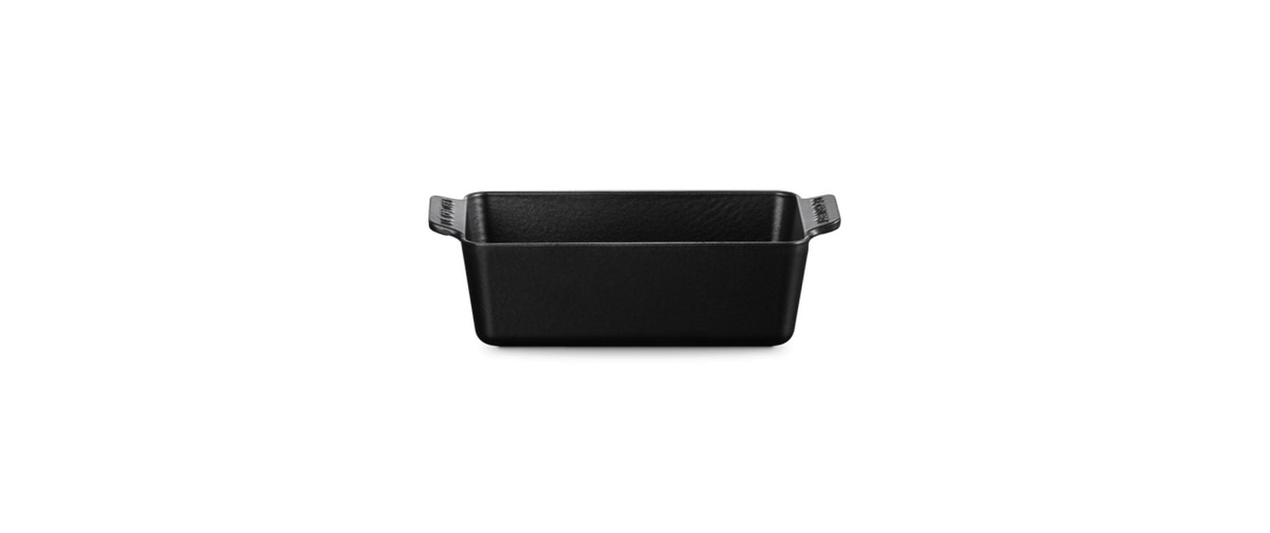 Le Creuset Backform rechteckig schwarz matt 23 x 13cm