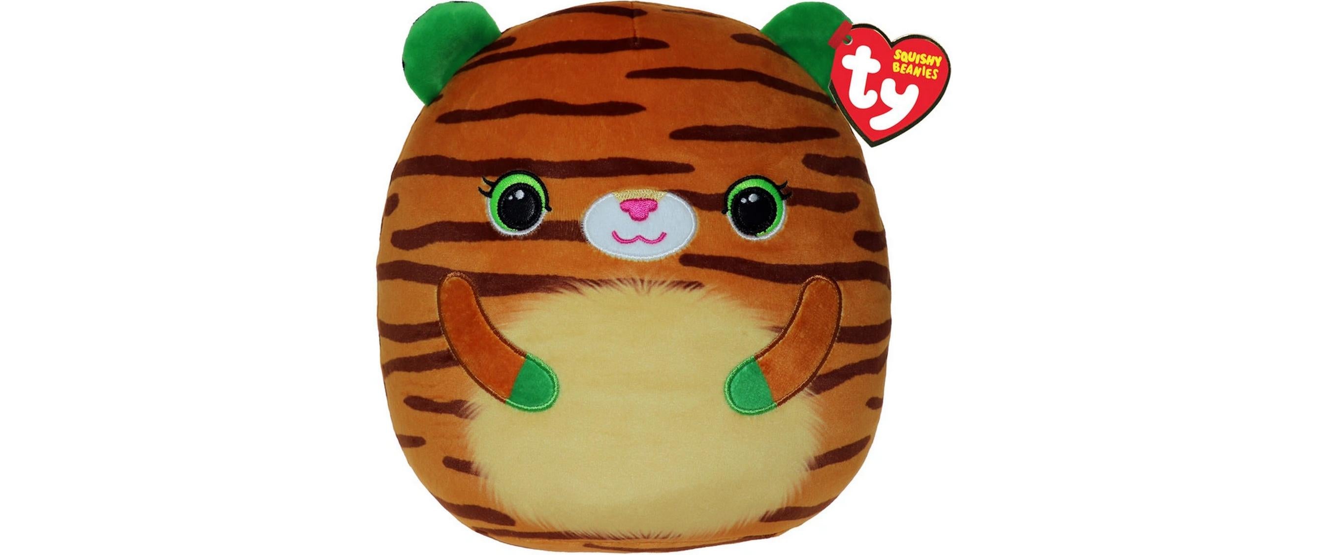 TY Squishy Beanie Tiggy braun schwarz gelb