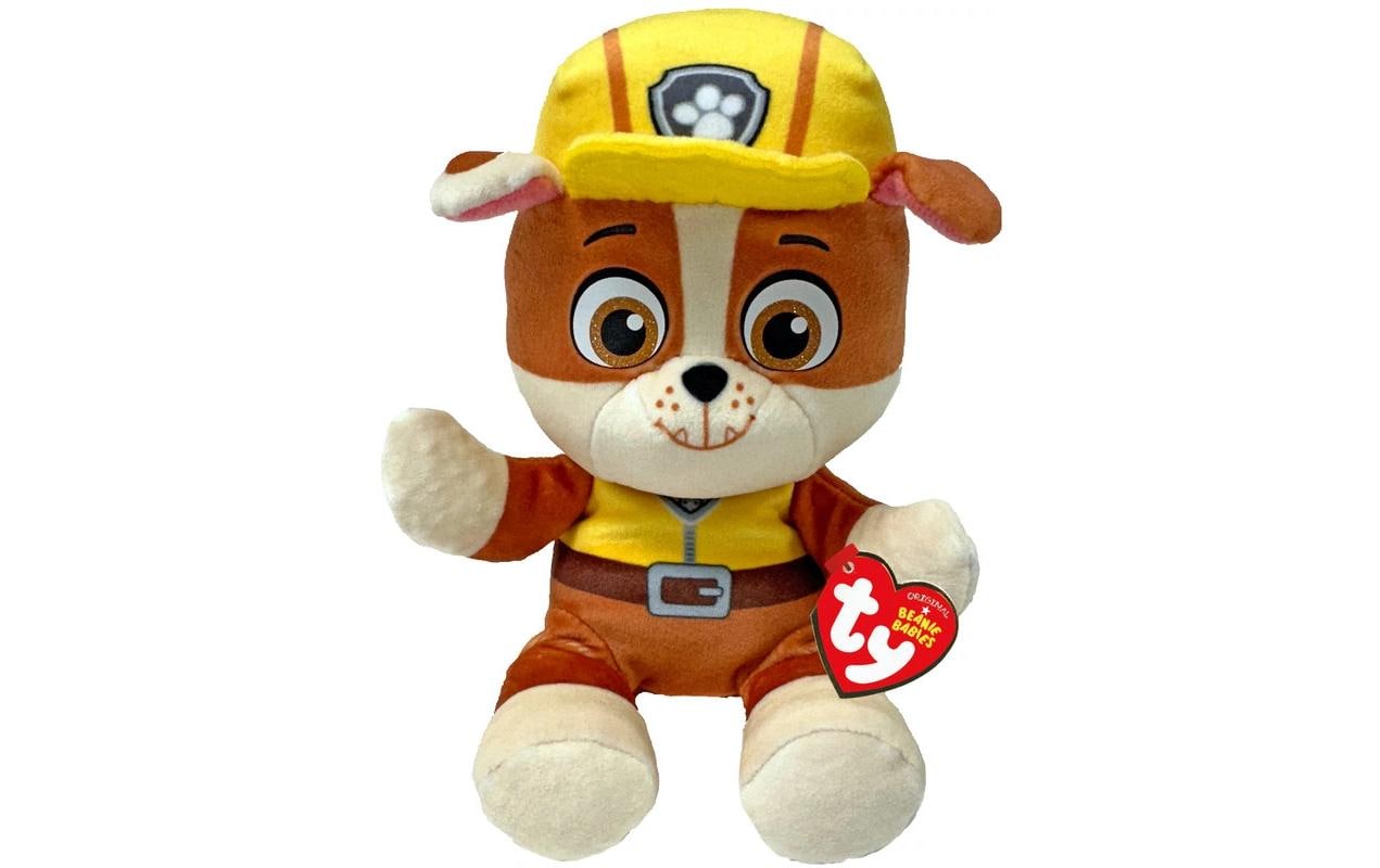 TY Plüsch Paw Patrol Rubble braun-gelb