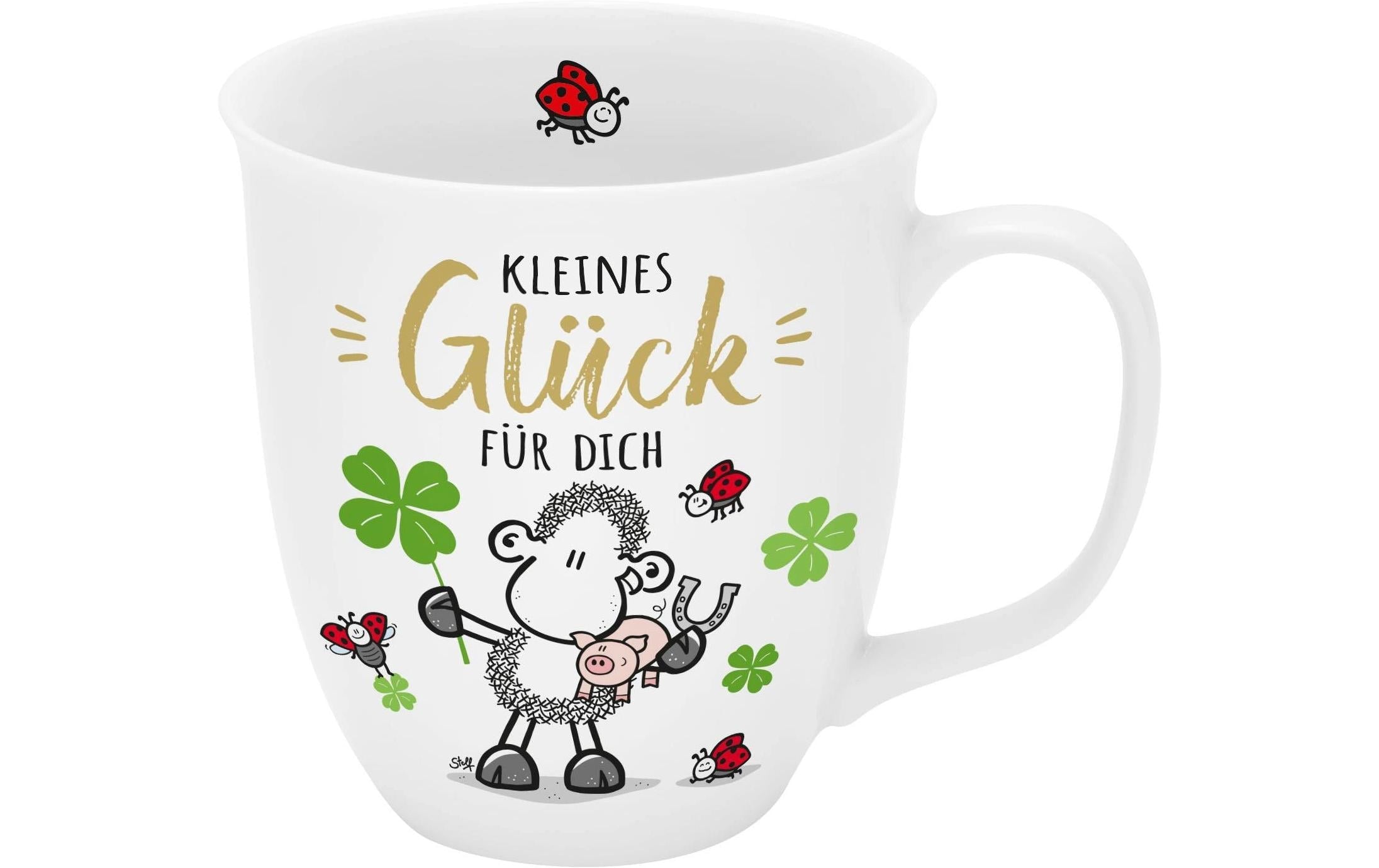 Sheepworld Tasse Glück 4dl L: 9 cm, B: 13 cm, H: 10 cm