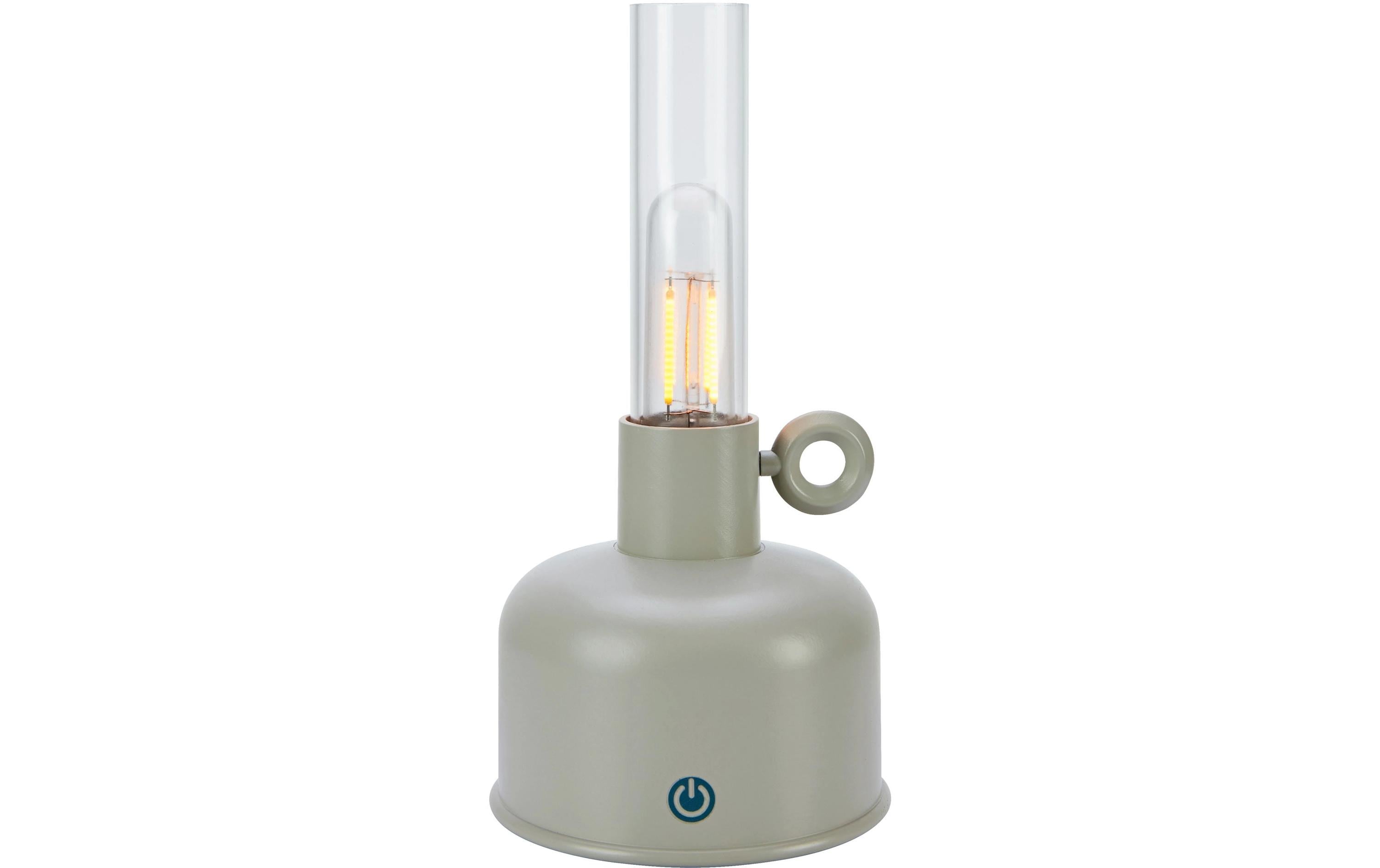 Markslöjd ASTRID LED Laterne Silver 3 Stufen Dimmbar, IP 44, rechargeable USB
