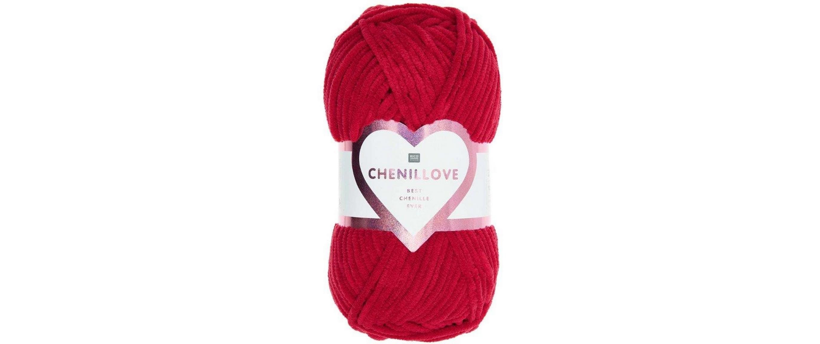 Rico Creative Chenillove weinrot 100% PES, 100g / 110m