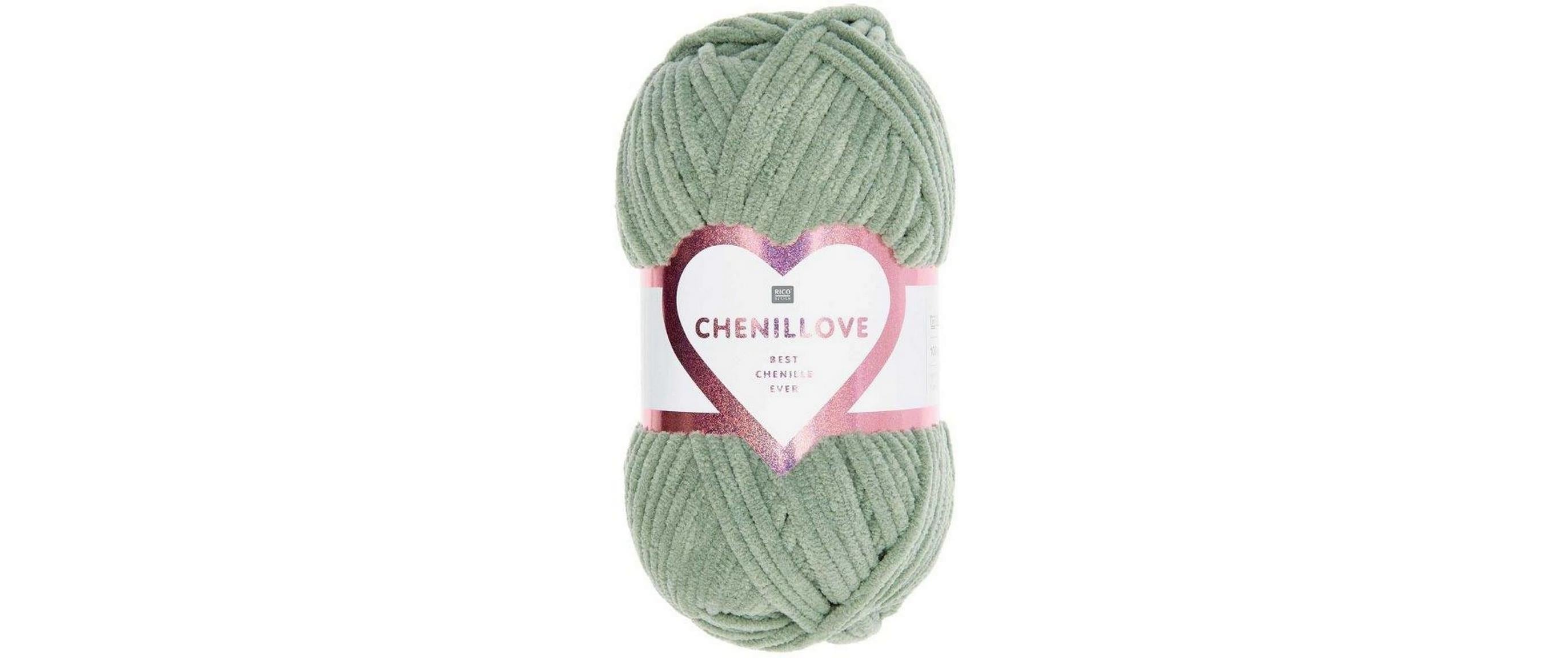 Rico Creative Chenillove salbei 100% PES, 100g / 110m
