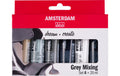 Amsterdam Acrylfarbe Set Grey Mixing 6 Tuben à 20ml