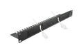 Delock Kabelmanagement 19" Bürstenleiste mit Kabelabfangplatte 1 HE schwarz