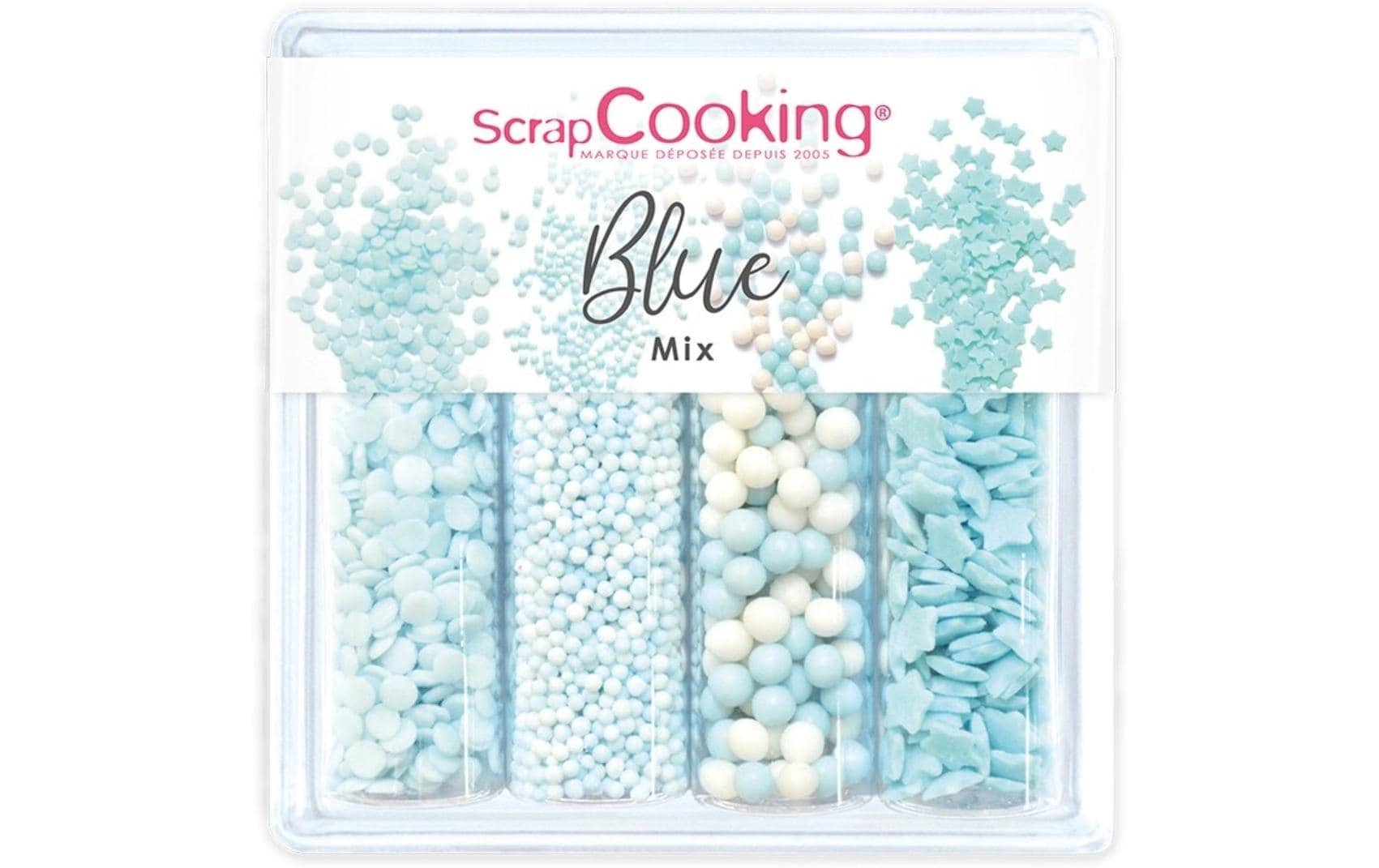 Zuckerstreusel Mix blau 64 g