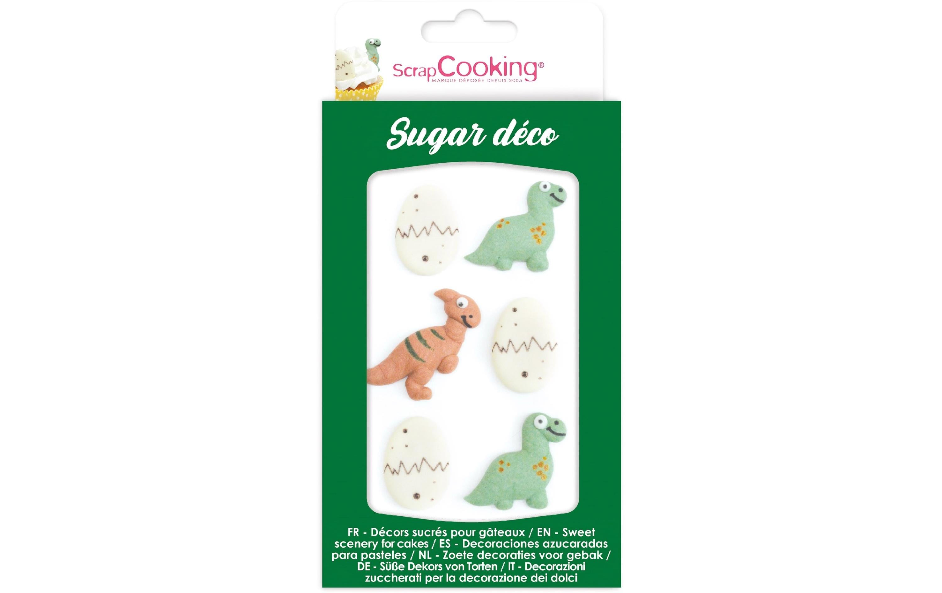 Zuckerdekor Dino 6 Stück