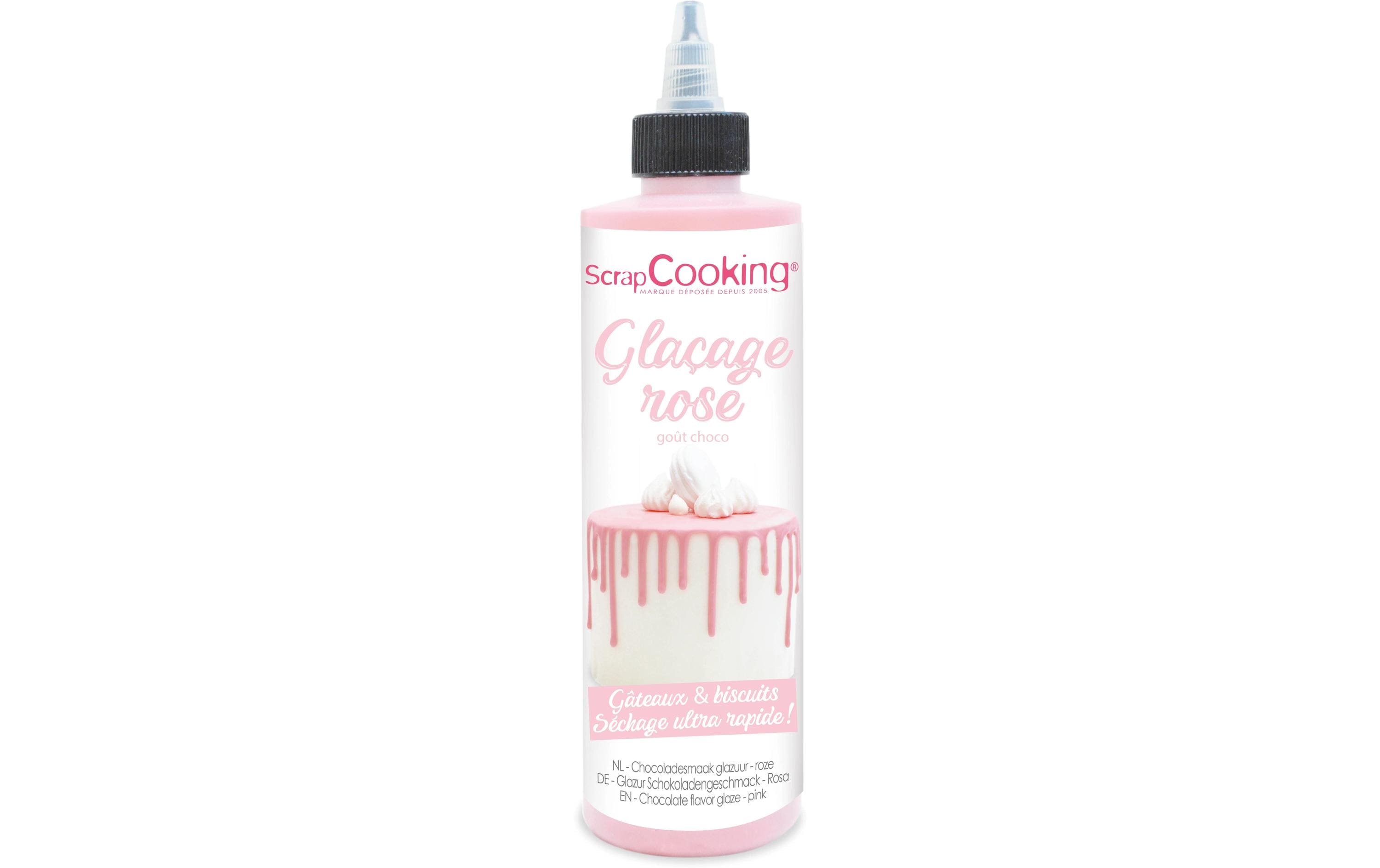 Schokoladengeschmacksglasur Drip Cake rosa 130 g