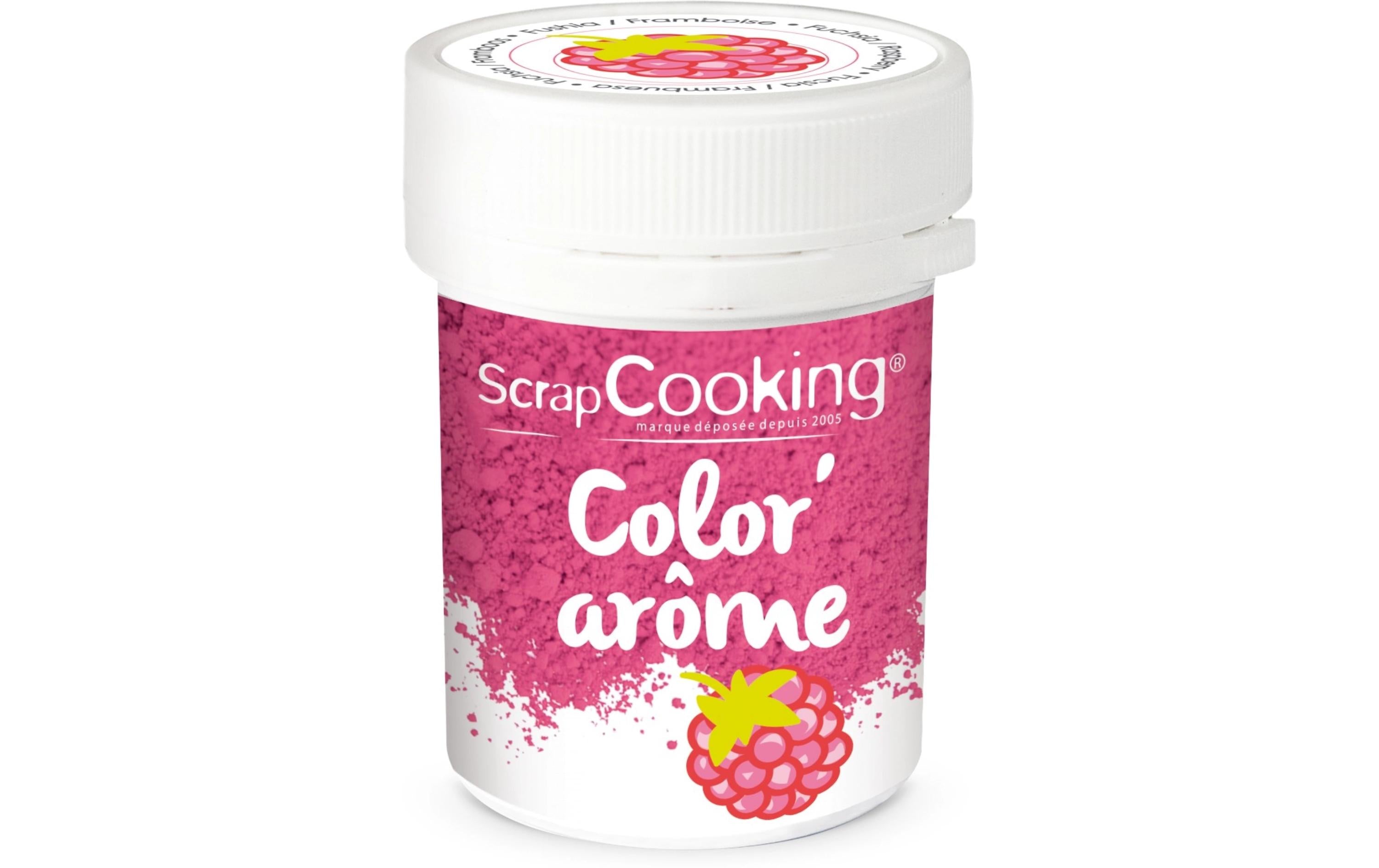 Lebensmittelfarbe mit Aroma Himbeere Pulver 10 g