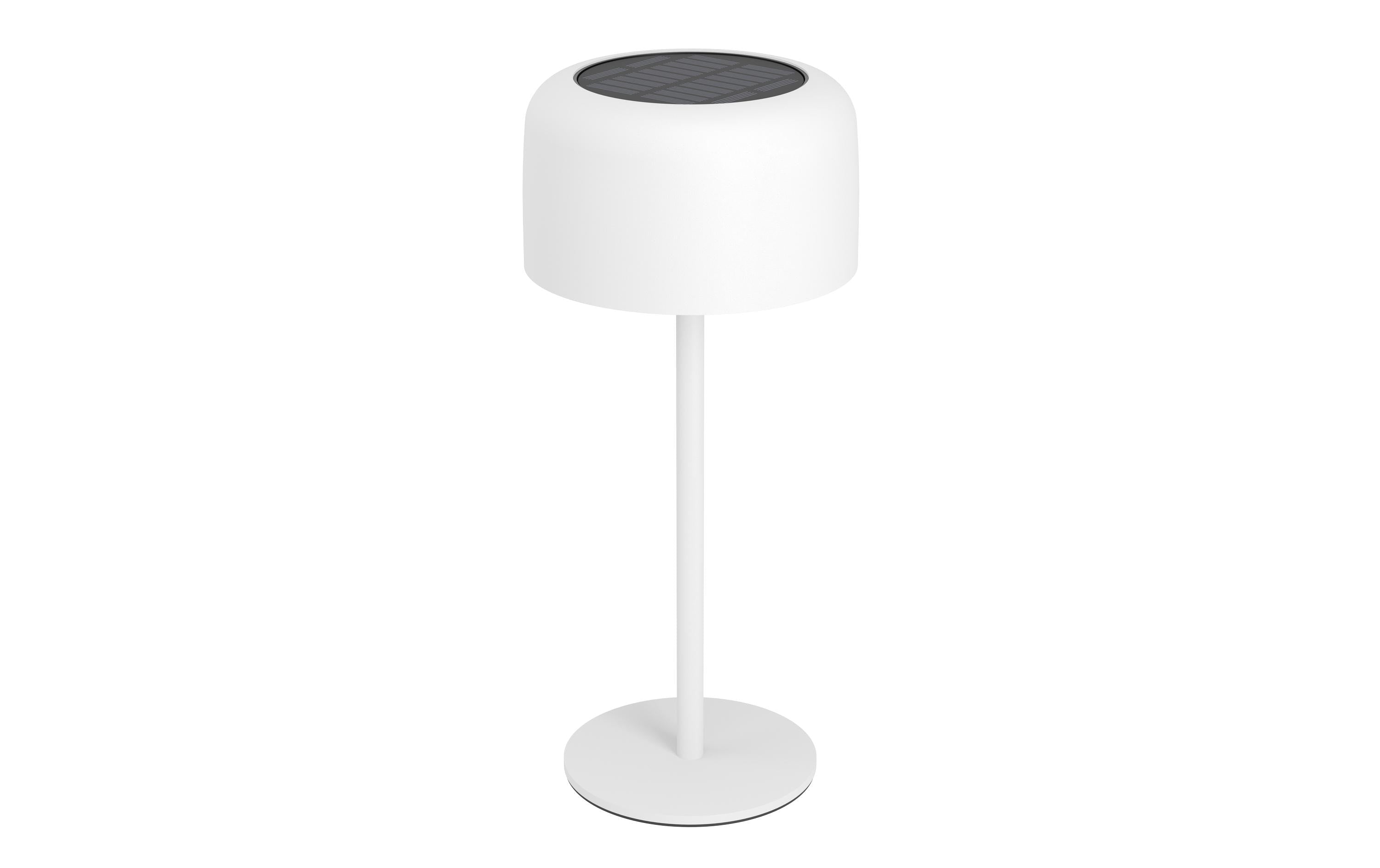 EGLO SOLAR Tischleuchte ROCCANOVA Weiss LED 2.8W 270lm 3000K, USB, IP44