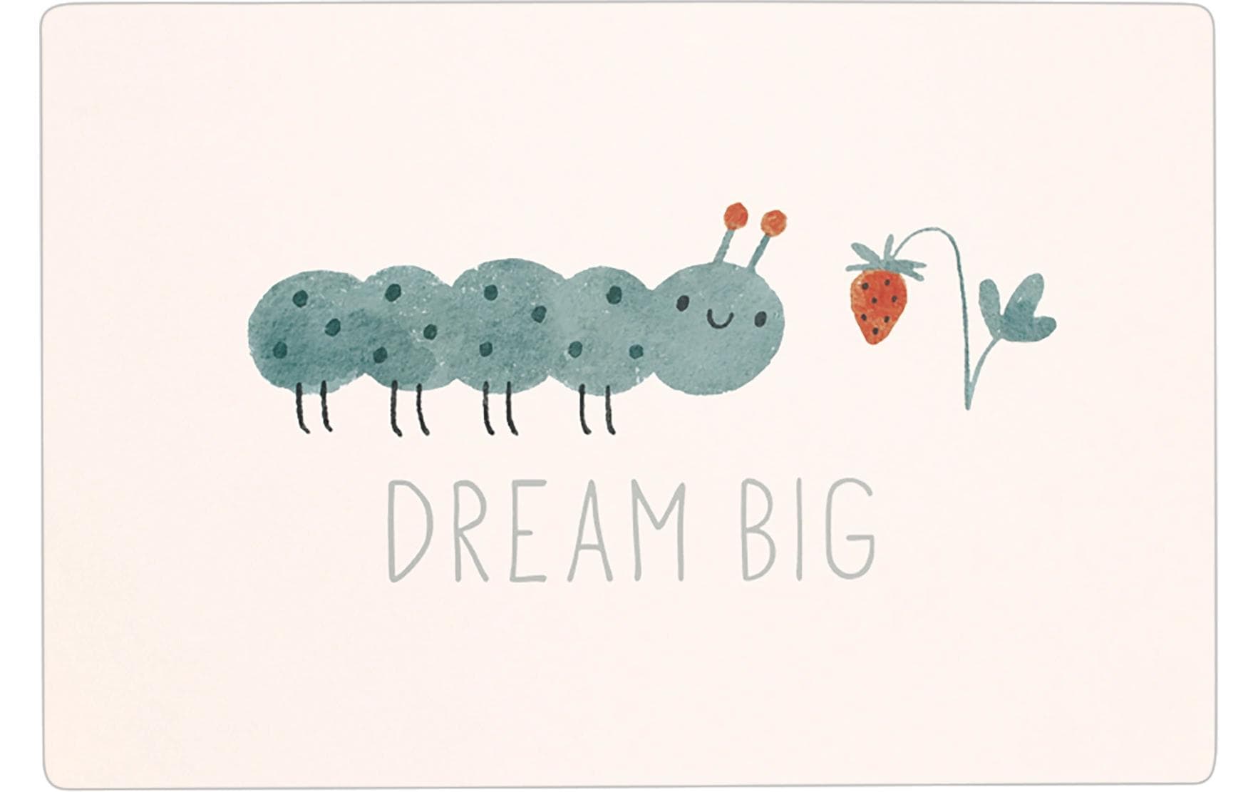 Zeller Present Tischset Dream big Raupe Kunststoff, 45x30cm