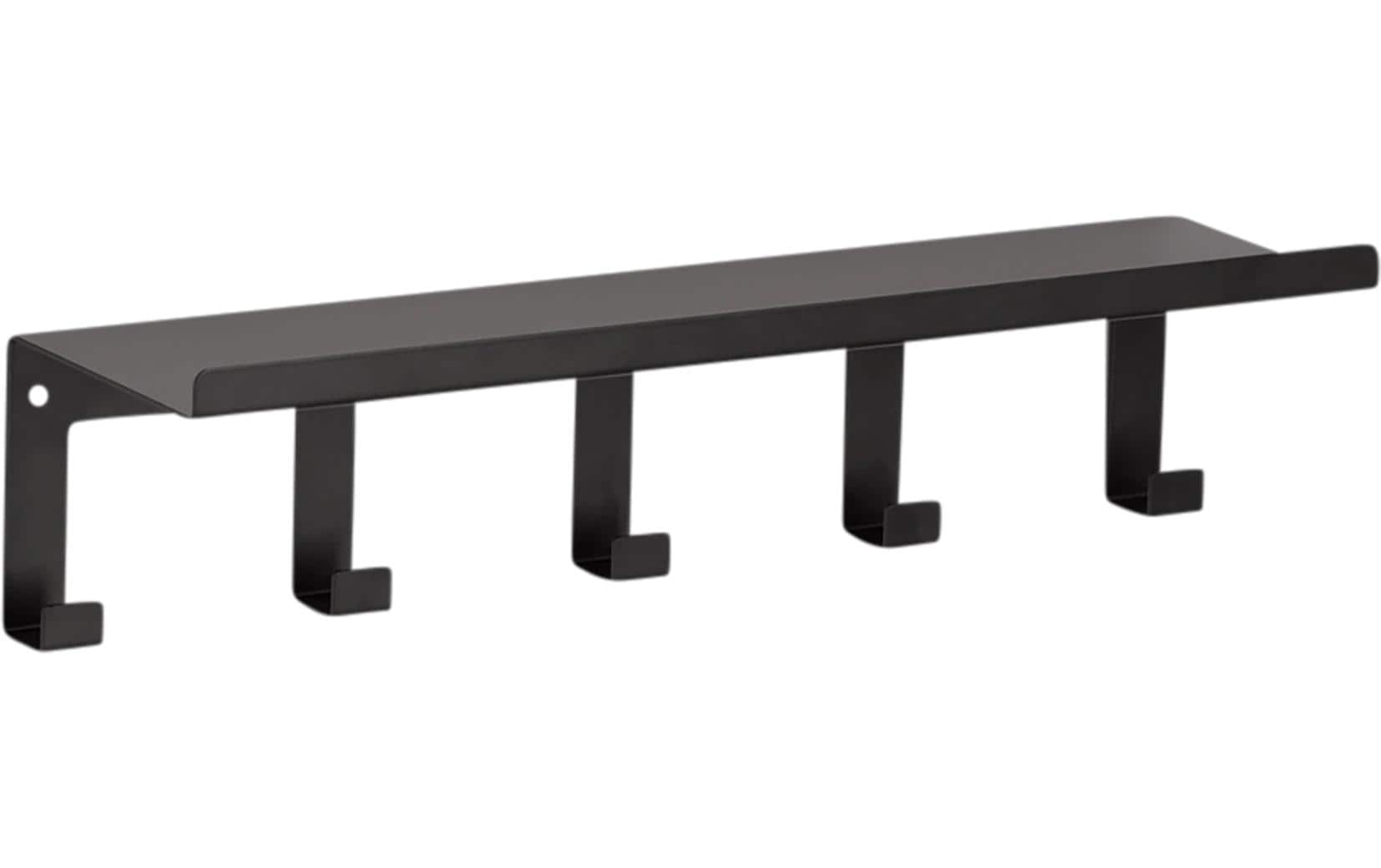 Zeller Present Wandgarderobe Metall, 40x11x10.4 cm