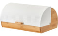 Zeller Present Brotkasten Bambus/Kunststoff, 39x27x19cm, Weiss