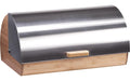 Zeller Present Brotkasten Bambus/Kunststoff, 39x25.5x18.5cm, Silber