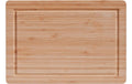Zeller Present Schneidebrett mit Saftrille Bambus, 32x22x1.6 cm