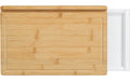 Zeller Present Schneidebrett Bambus/Kunststoff, mit Tablett Halter