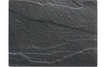Zeller Present Glasschneideplatte Schiefer Glas, Anthrazit 40x30 cm