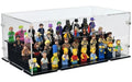 Acryl-Display 40  LEGO-Minifigur mit schwarzem Boden und  Noppen