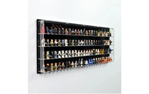 Acryl-Wand-Display 100 LEGO-Minifiguren