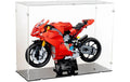 Acryl-Display LEGO 42202 Ducati Panigale mit schwarzem Boden