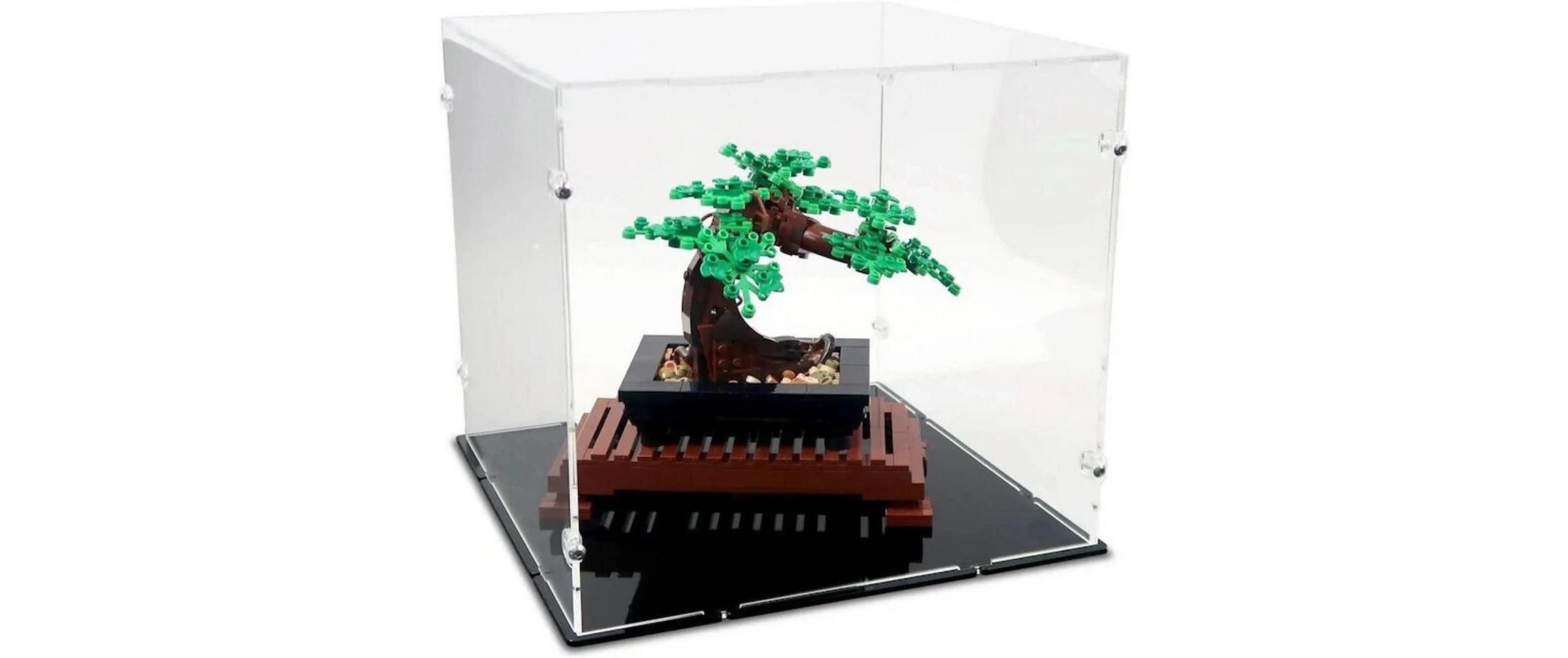 Acryl-Display LEGO 10281 Bonsai Baum mit schwarzem Boden