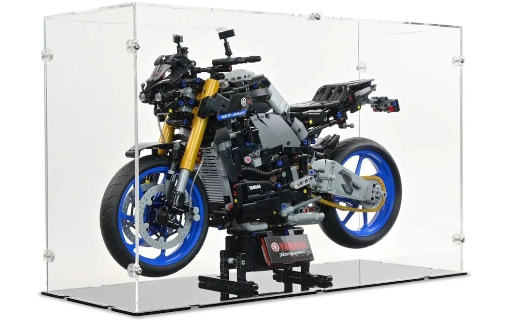 Acryl-Display LEGO 42159 Yamaha MT-10 mit schwarzem Boden