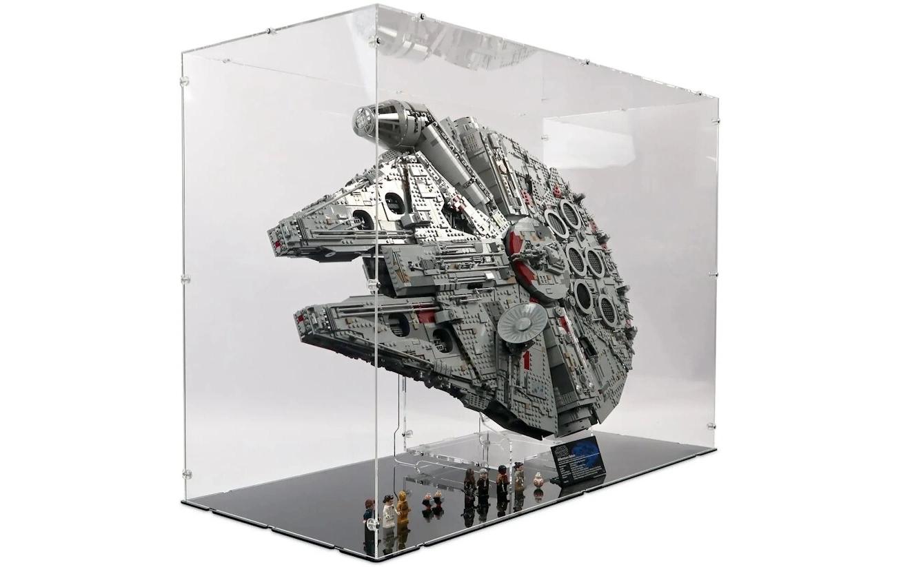 Acryl-Display LEGO 75192 SW Millennium mit schwarzem Boden